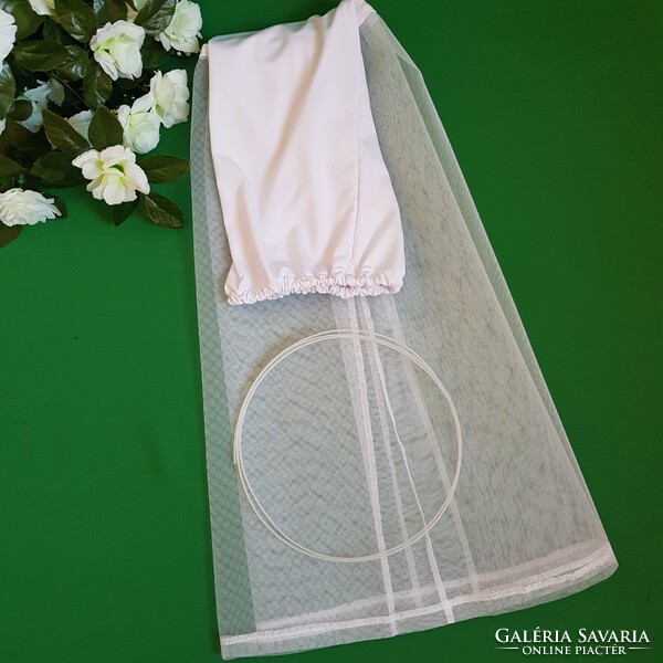 New, custom-made 1-ring mermaid-style petticoat, tire, step reliever - over 100cm