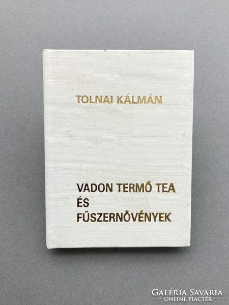 Kálmán Tolna: wild tea and herbs, numbered (235/500), limited mini-book, for collectors