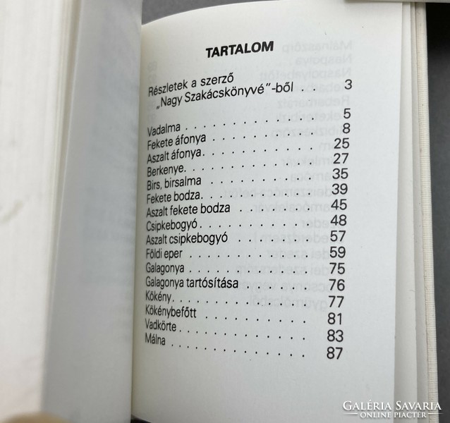 Tolnai Kálmán: Vadon termő gyümölcsök, számozott (465/500), limitált minikönyv, gyűjtői ritkaság