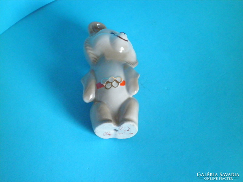 Marked porcelain misa bear Olympic mascot figure