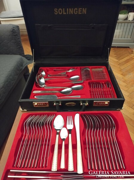 German Solingen vintage 12-person cutlery set