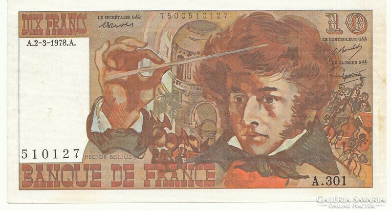 French 10 francs 1978. There is a post office, read it!