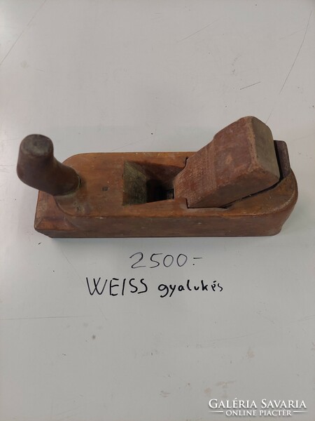 Old carpentry tool planer weiss