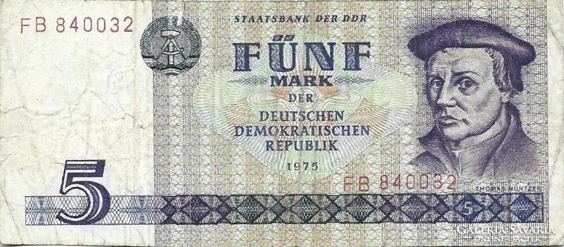 5 Mark 1975 ndk Germany