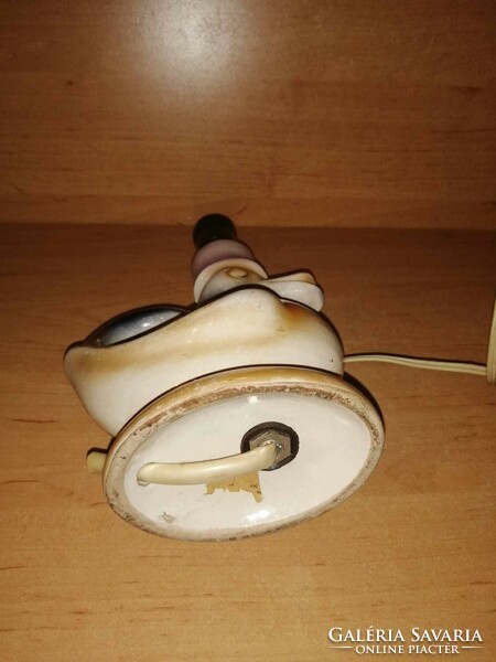 Retro craftsman ceramic lamp in the shape of a duck (z)