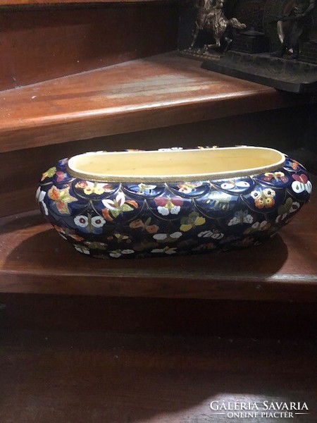 Fischer j. Porcelain bowl, 15 cm high, 40 x 20 cm wide work.