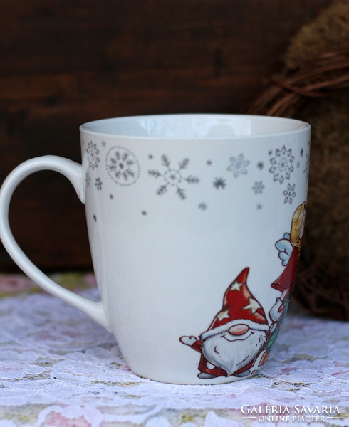 Christmas porcelain mug, 5 dl