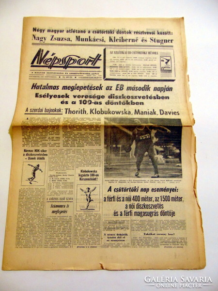 1967 December 29 / folk sport / for a birthday, as a gift :-) original, old newspaper no.: 25816