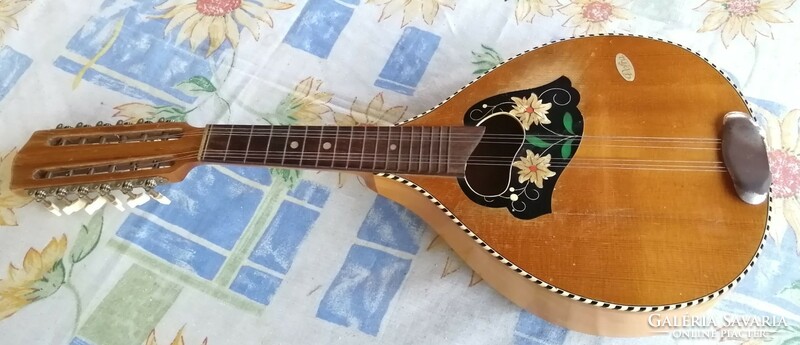 Rare 12 string mandriola or tricordia, dofra Germany 1950s