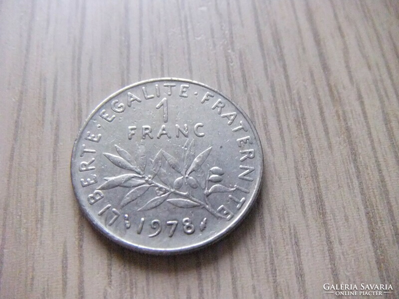 1 Franc 1978 France