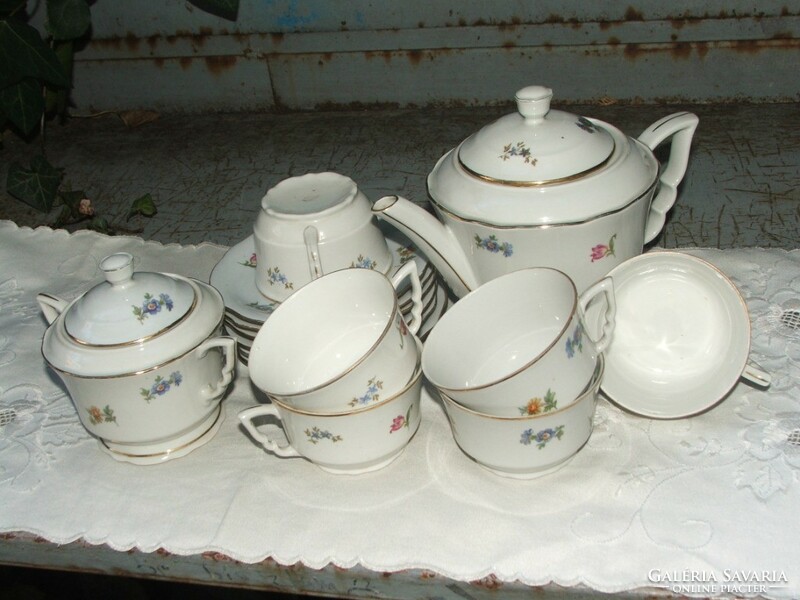 Old Zsolnay tea set