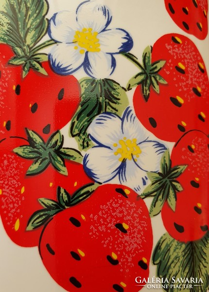 Strawberry pattern German porcelain mug cup with strawberry strawberry pattern