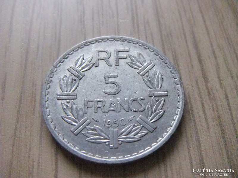 5  Frank 1950  Franciaország