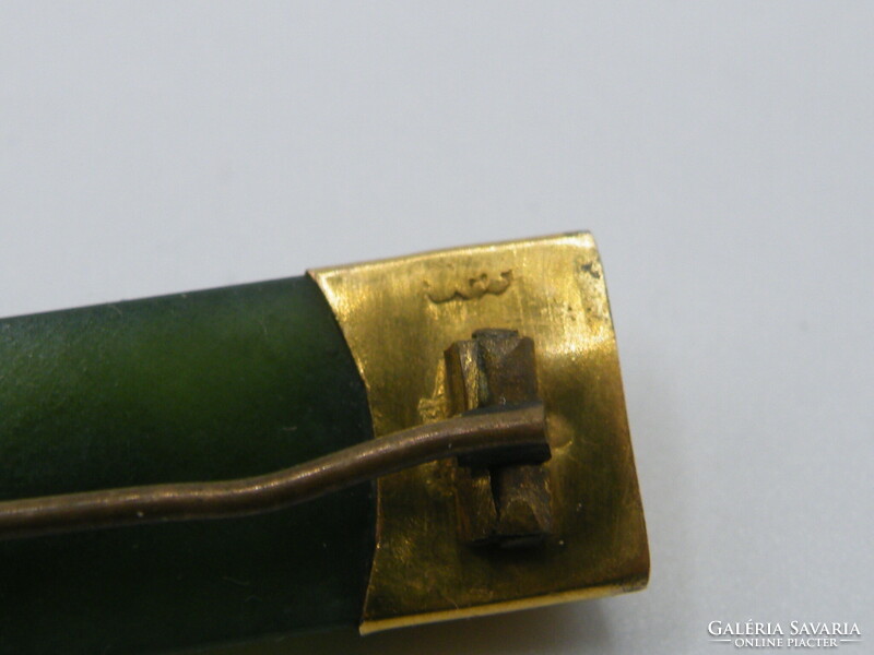 Uk0018 Antique 9K Gold Pin Brooch Rarity New Zealand