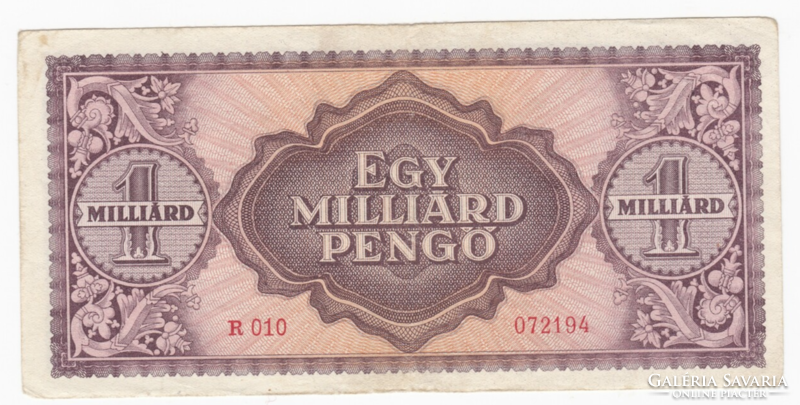 Egymilliárd Pengő 1946-ból (R010)