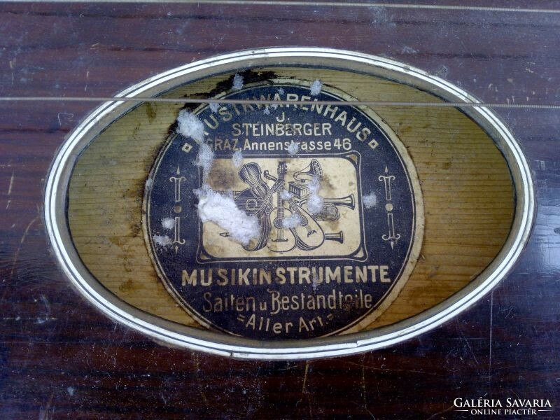 Kézműves stájer citera, Steinberg Graz, felújítandó állapotban. Hangszer gyűjteménybe való