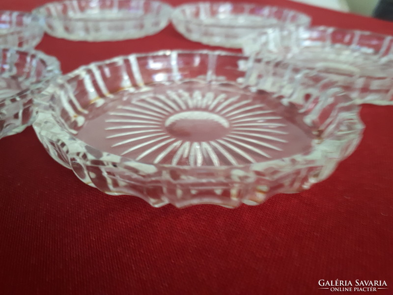 Molded glass bowl - ashtray, jewelry holder, coaster