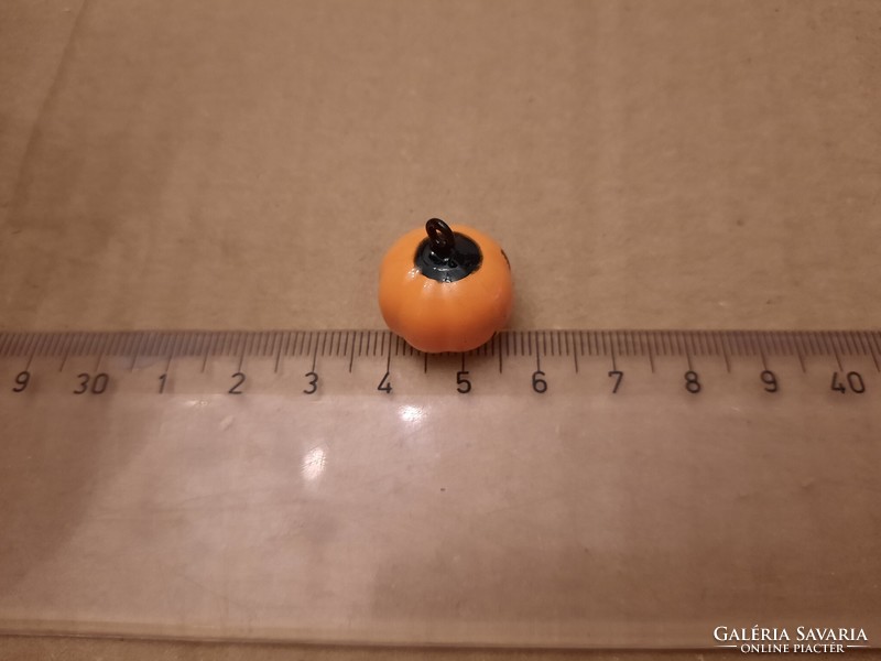 Fire enamel pumpkin, bell, Halloween pendant, negotiable