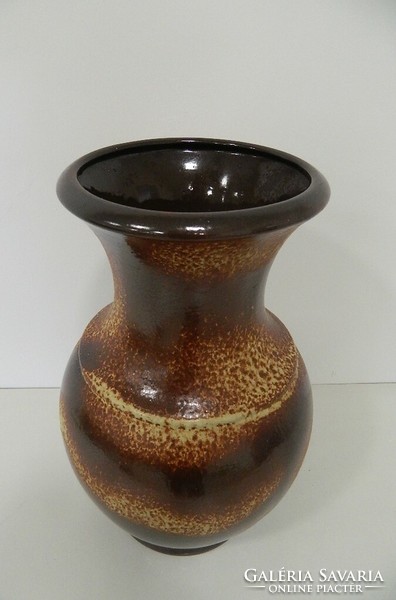 West German retro ceramic floor vase