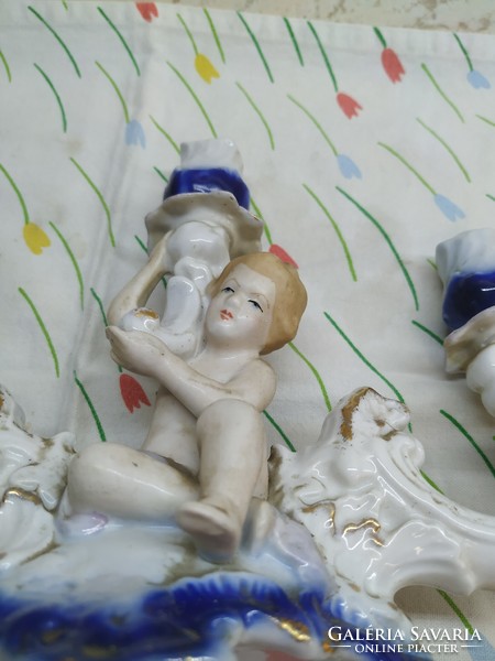 Angelic porcelain candle holder 27 cm for sale!