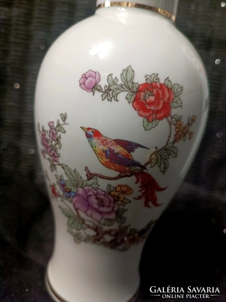 Bird of paradise raven house vase