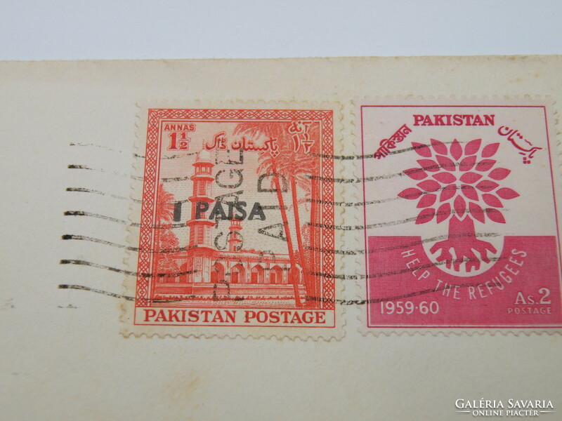 UK0047  1963 Pakisztán boríték bélyeg bontatlan