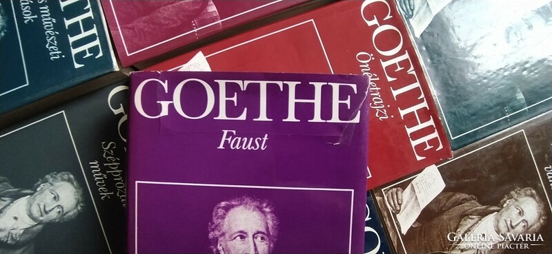 Goethe válogatott művei 1-10. + 1