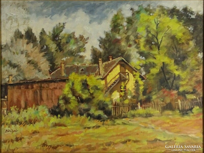 1P867 Pálla Jenő (1883-1958) : "Sárga ház"