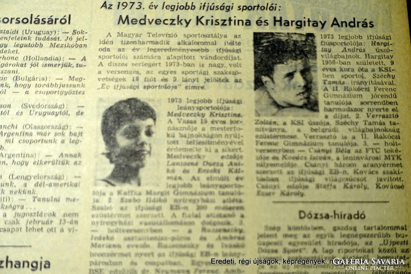 1974 január 3  /  Magyar Hírlap  /  Újság - Magyar / Napilap. Ssz.:  26463