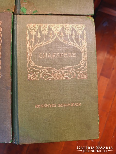 1902 FRANKLIN-WILLIAM SHAKESPEARE:  SHAKSPERE ÖSSZES SZINMŰVEI I.-VI. teljes sorozat