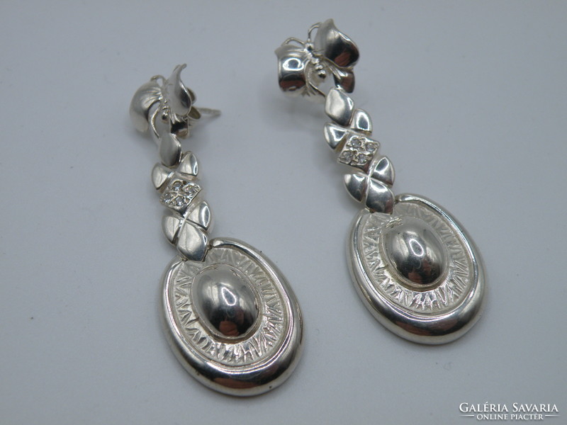 Uk0033 Unique Silver Stud Earrings