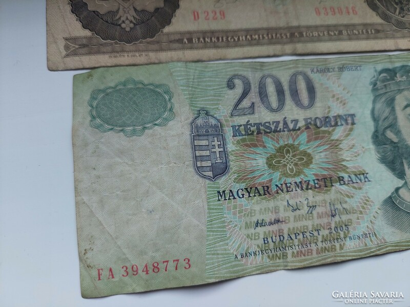Fifty forints 1989 and two hundred forints 2005 can be collected in Kaposvár-Budapest