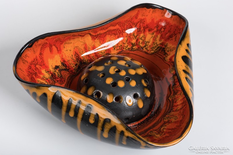 Ilona Lammel applied art ceramics ikebana - flower arranger