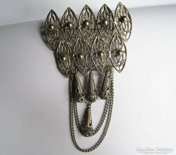 Large, spectacular antique badge, clothing ornament, - not silver