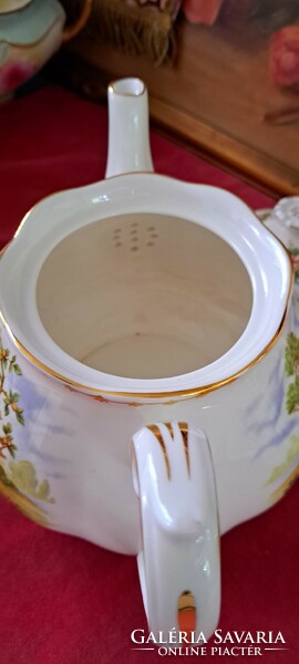 Rare! Royal albert chelsea bird porcelain teapot