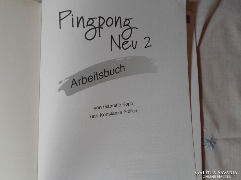 German language book - pingpong neu 2 (textbook, workbook; hueber verlag)