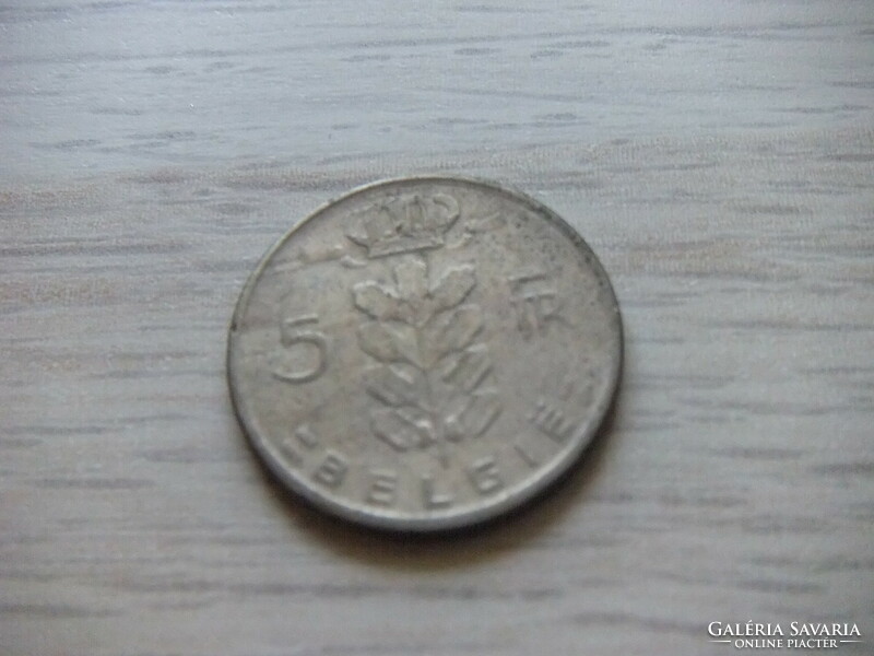 5 Francs 1967 Belgium
