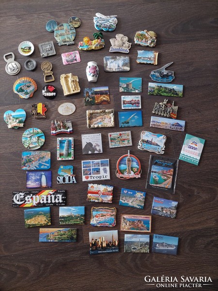 Refrigerator magnet 52 pieces Mexico, Sicily, etc