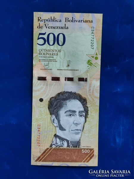 Venezuela 500 bolivars 2018 bird! Ouch!