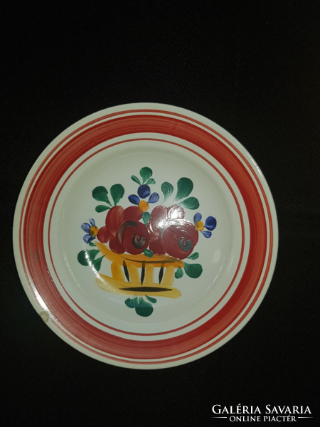2 painted wall plates