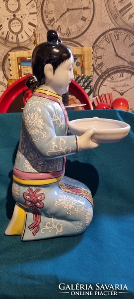Miljogarden design, Swedish porcelain, Chinese figure
