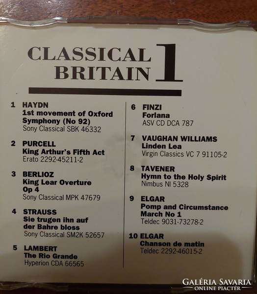 Various – cd classics 1 - classical britain (even with free delivery)