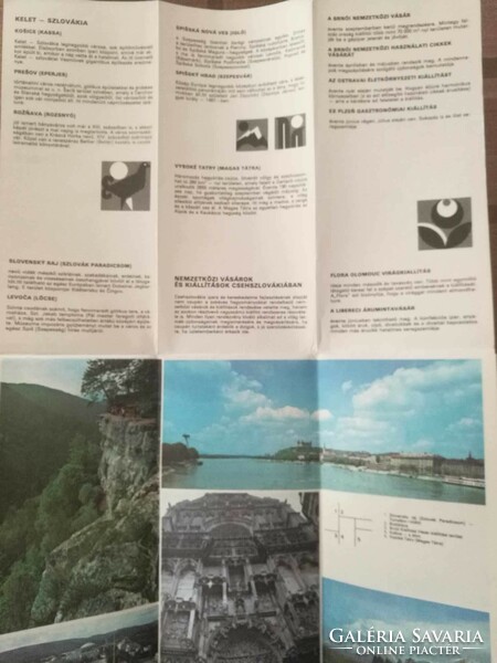 Brochure about Czechoslovakia cedok 1980