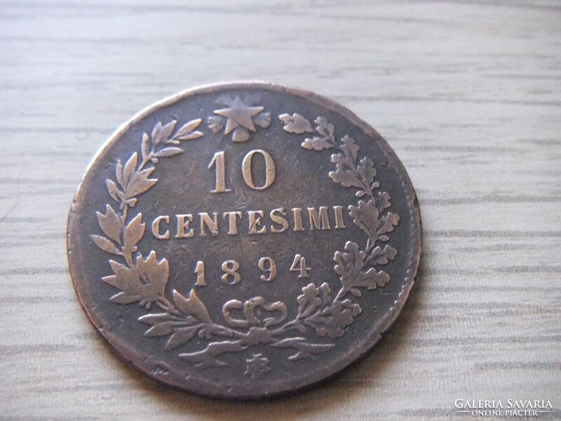 10 Centesimi 1894 ( bi ) Italy