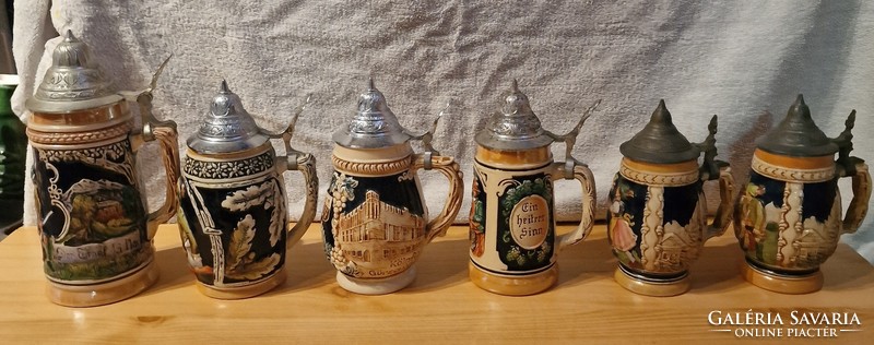 Old beer mugs