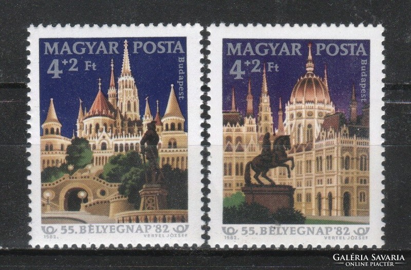 Magyar Postatiszta 3524 MBK 3534-3535  Kat. ár 400 Ft.