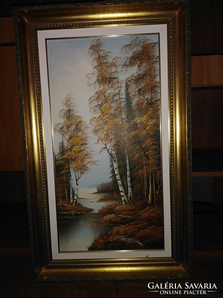 Folyóparti fák olaj, vászon, 62 x 92 m, Taylor