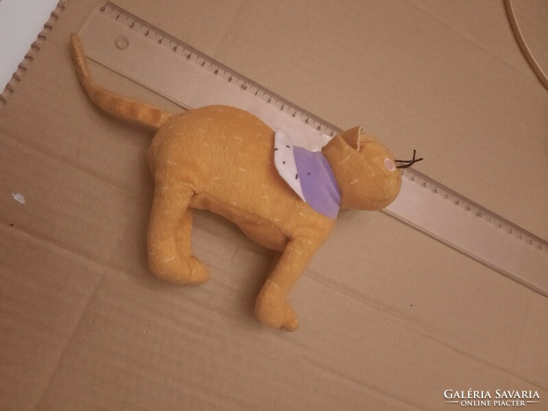 Plush toy, kitten with purple collar, cat, negotiable