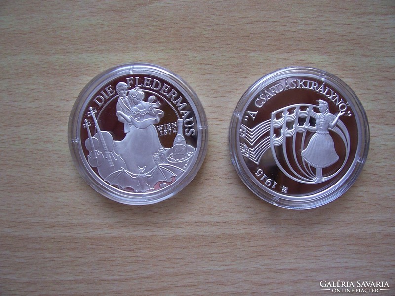 Imre Kálmán - Csárdás queen 'and' Johann strauss - the bat 'silver coin pair