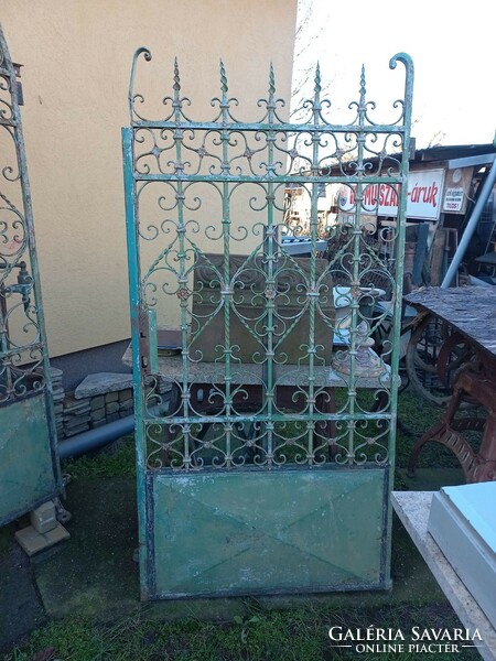 Antique wrought iron gate